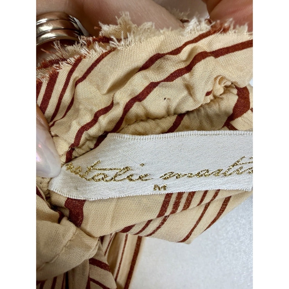 Natalie Martin Marlien Striped Maxi Halter Dress Revolve Women's Size Medium - Picture 5 of 7